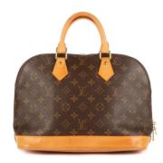 Louis Vuitton Vintage Pre-owned Canvas handvskor Brown, Dam