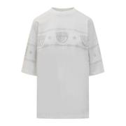 Chiara Ferragni Collection Logo Print T-shirt White, Dam