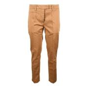 Dondup Bomull Elastan Byxor Brown, Dam