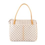 Louis Vuitton Vintage Pre-owned Canvas handvskor White, Dam