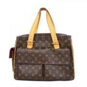 Louis Vuitton Vintage Pre-owned Tyg handvskor Brown, Dam