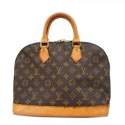 Louis Vuitton Vintage Pre-owned Tyg handvskor Brown, Dam