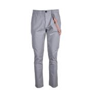 Sun68 Bomull Elastan Byxor Gray, Herr