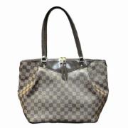 Louis Vuitton Vintage Pre-owned Tyg totevskor Brown, Dam