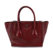 Prada Vintage Pre-owned Laeder prada-vskor Red, Dam