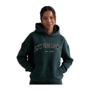 Aim'n Deep Emerald Varsity Sweat Hood Green, Dam