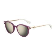 Love Moschino Violett/Guld Spegel Solglasögon MOLO08/s-0T7 Purple, Dam