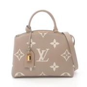 Louis Vuitton Vintage Pre-owned Canvas handvskor Beige, Dam