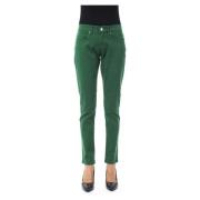 By Byblos Slim Fit Byxor med Fickor Green, Dam