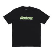 Carhartt Wip Svart Script Tee Kortärmad T-shirt Black, Herr