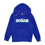 Nike Dallas Mavericks NBA Hoodie Blue, Herr