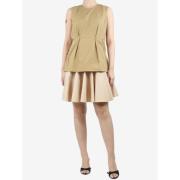 Alaïa Pre-owned Pre-owned Bomull nederdelar Beige, Dam