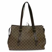 Louis Vuitton Vintage Pre-owned Canvas axelremsvskor Brown, Dam