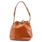 Louis Vuitton Vintage Pre-owned Tyg axelremsvskor Brown, Dam