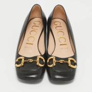 Gucci Vintage Pre-owned Laeder lgskor Black, Dam