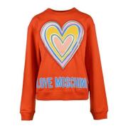 Love Moschino Sweatshirt Orange, Dam