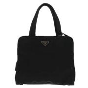 Prada Vintage Pre-owned Tyg prada-vskor Black, Dam