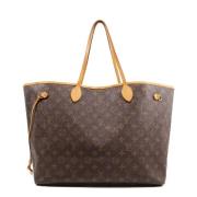 Louis Vuitton Vintage Pre-owned Canvas axelremsvskor Brown, Dam