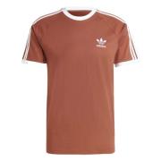 Adidas 3 Ränder T-shirt Brown, Herr