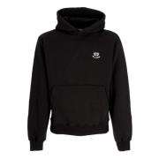 Dolly Noire Svart Comic Hoodie med Framficka Black, Herr