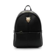 Plein Sport Svart Eco Läder Crossbody Väska Black, Unisex