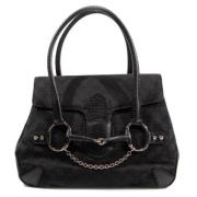 Gucci Vintage Pre-owned Canvas handvskor Black, Dam