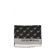 Emporio Armani Stiligt Halsduk Black, Herr