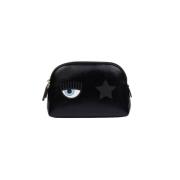 Chiara Ferragni Collection Toilet Bags Black, Dam