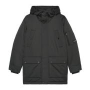 Marc O'Polo Puffer parka med huva Gray, Herr