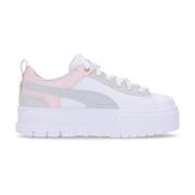 Puma Rå Låg-Top Sneaker Vit/Rosa Dam Sko Multicolor, Dam