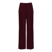 Freebird Burgundy Wide Leg Pants Red, Dam