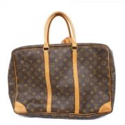 Louis Vuitton Vintage Pre-owned Tyg handvskor Brown, Dam