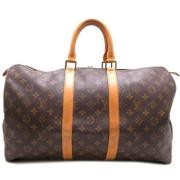 Louis Vuitton Vintage Pre-owned Tyg louis-vuitton-vskor Brown, Dam