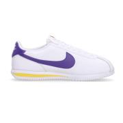 Nike Vita låga sneakers med lila/gula accenter White, Herr