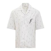 Salvatore Ferragamo Sport Skjorta MC White, Herr