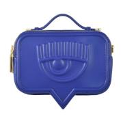 Chiara Ferragni Collection Stilig PVC-väska Blue, Dam