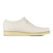 Clarks Off White Nubuck Herr Moccasin Sko White, Herr