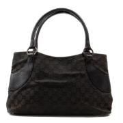 Gucci Vintage Pre-owned Canvas axelremsvskor Black, Dam