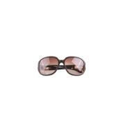 Bvlgari Vintage Pre-owned Plast solglasgon Brown, Dam