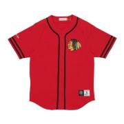 Mitchell & Ness Chicago Blackhawks NHL Bomullsjacka Red, Herr