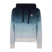 Casablanca Midnight Gradient Mohair Hoodie Multicolor, Herr