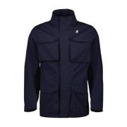 K-Way Stretch Nylon Manphy Parka Blue, Herr