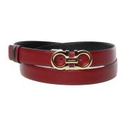 Salvatore Ferragamo Röda Dam Bälten Red, Dam