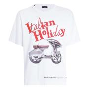 Dolce & Gabbana Optisk Vit T-shirt White, Herr