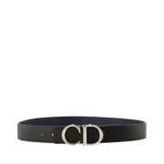 Dior Vändbar CD Bälte Black, Herr