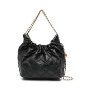 Tory Burch Svart Mini Hobo Axelväska Black, Dam