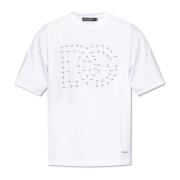 Dolce & Gabbana T-shirt med tryckt logotyp White, Herr