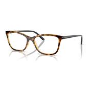 VOGUE Stiliga glasögon i Dark Havana Brown, Unisex