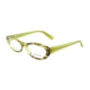 Bottega Veneta Gröna Acetatramglasögon med Havana-skiva Green, Dam