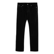 Saint Laurent Slim Fit Byxor Black, Herr